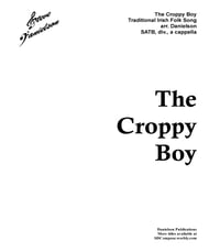 The Croppy Boy (SATB ) by Traditional Irish J.W. Pepper Sheet Music